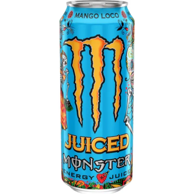 Monster Energy Drink Juiced Mango Loco Ενεργειακό Ποτό Χωρίς Ζάχαρη 500ml