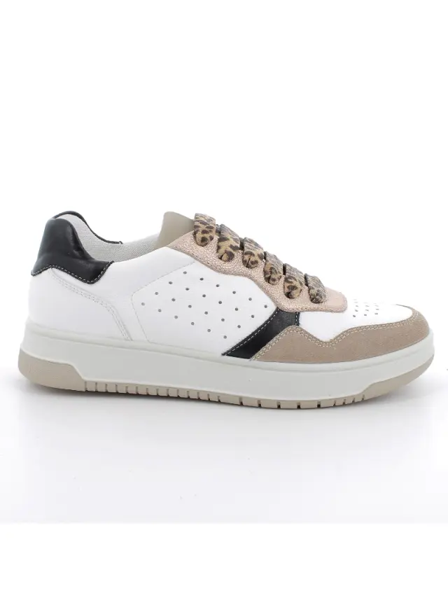 Imac Sneakers Γυναικείο δέρμα Άσπρο IMA/106910 BISCOTTO 3