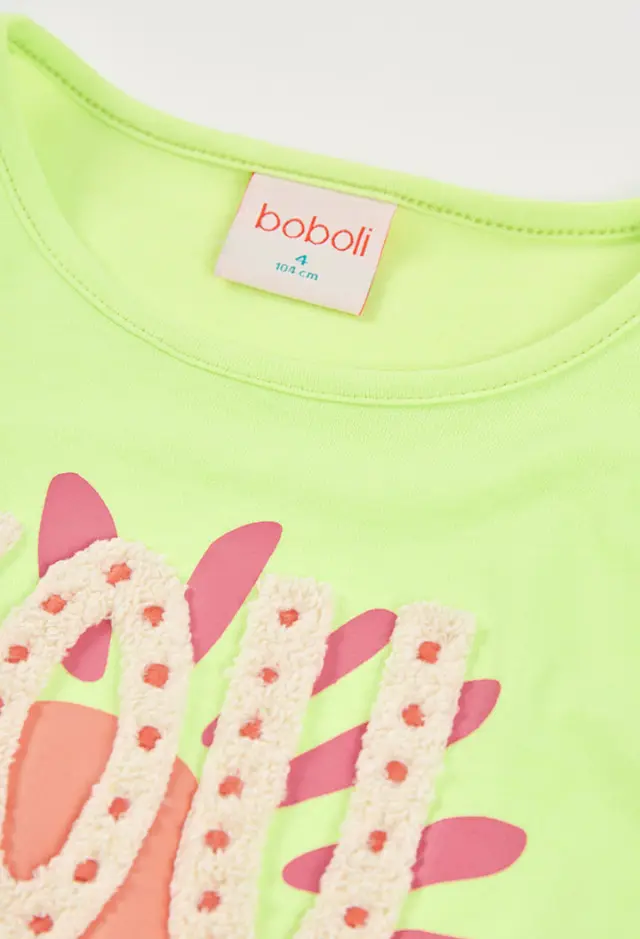 Boboli Knit t-shirt κοντομάνικο για κορίτσι 313119-4619 3