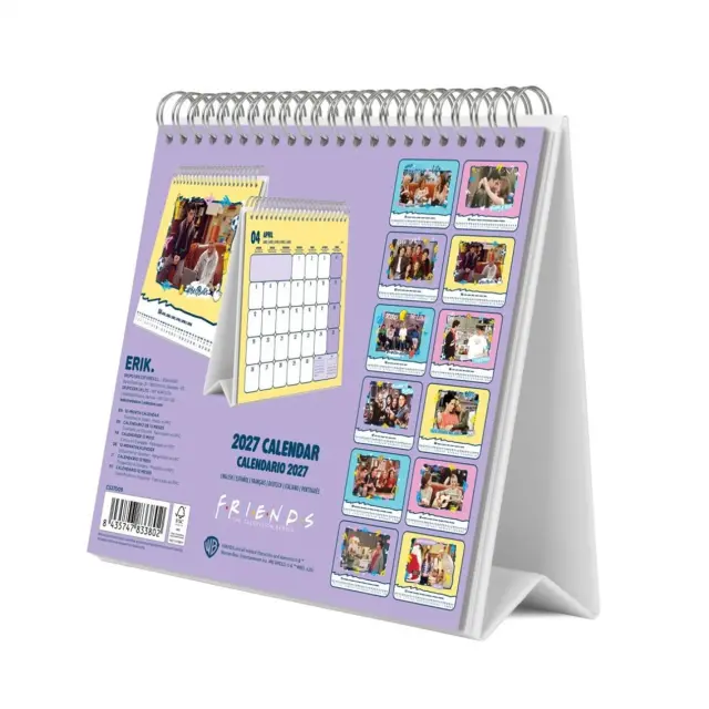 HMEΡΟΛΟΓΙΟ ΓΡΑΦΕΙΟΥ FRIENDS 2027 DESK CALENDAR CS27009 2