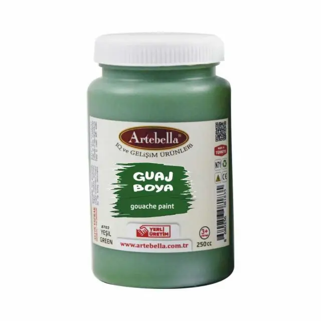 Artebella Τέμπερα - 8703 Green - 250ml