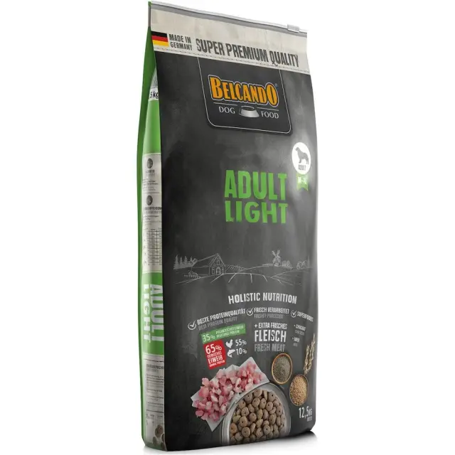 Belcando Adult Light Ξηρά Τροφή Διαίτης για Ενήλικους Σκύλους Μεσαίων & Μεγαλόσωμων Φυλών με Κοτόπουλο και Ψαριά 12.5kg