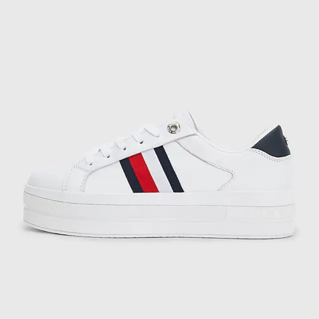 Sneaker Flatform Tommy Hilfiger FW0FW06731F_YBR Άσπρο - 41
