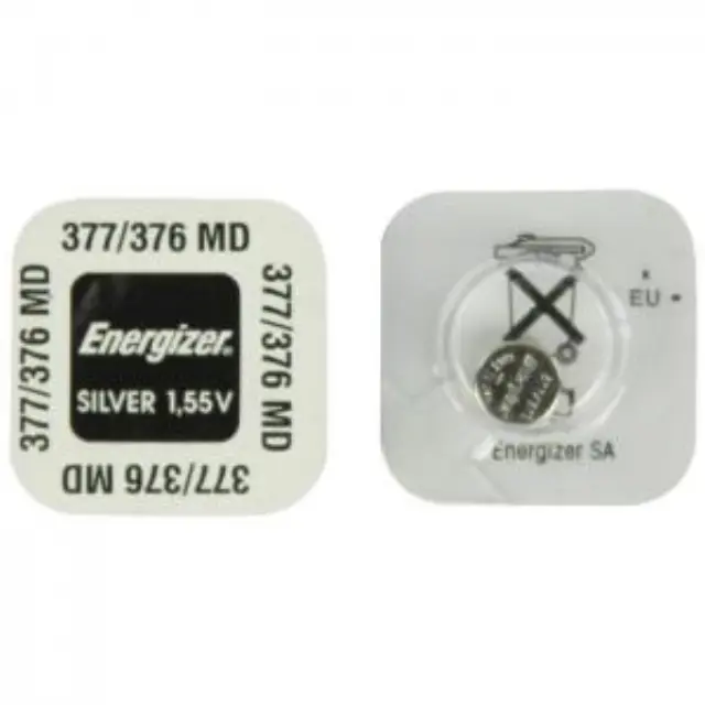 Buttoncell Energizer 377-376 SR626SW SR626W Τεμ. 1 2