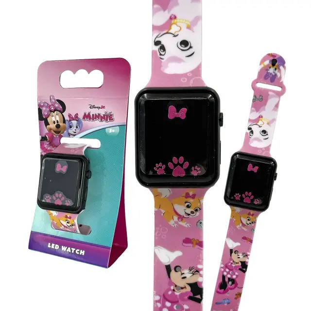 Ρολόι Χειρός Ψηφιακό led Minnie Disney