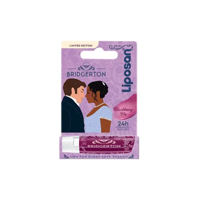 Liposan Limited Edition Bridgerton Ενυδατικό Balm Χειλιών Blackberry Pie, 4.8g