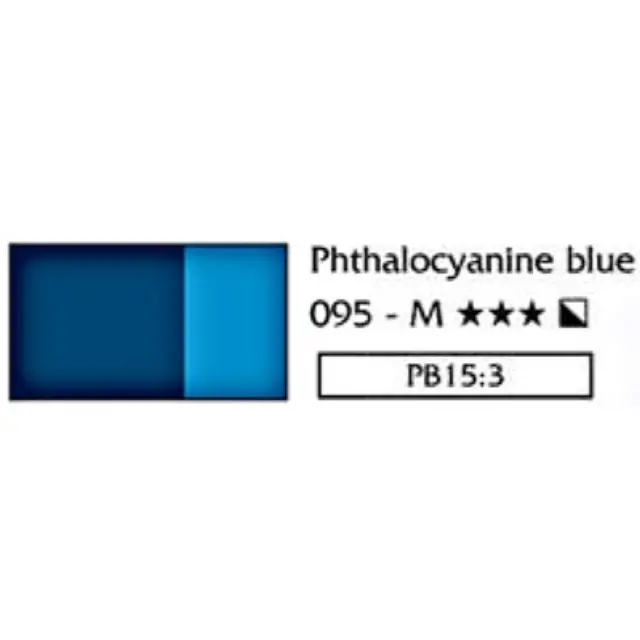 Λάδι Ζωγραφικής Lefranc Louvre - 095 Phthalocyanine Blue - 150ml