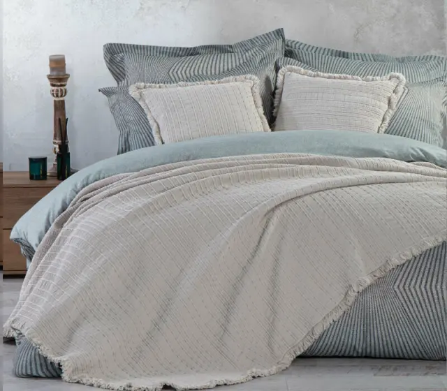 ΚΟΥΒΕΡΤΑ BΑΜΒ.MADISON 230X250 GREY - NEF NEF 3