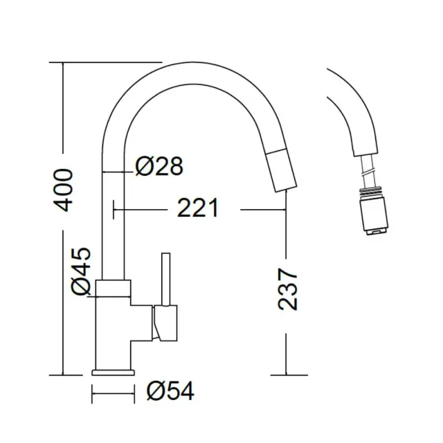 Μπαταρία νεροχύτη INOX 702600-211 3