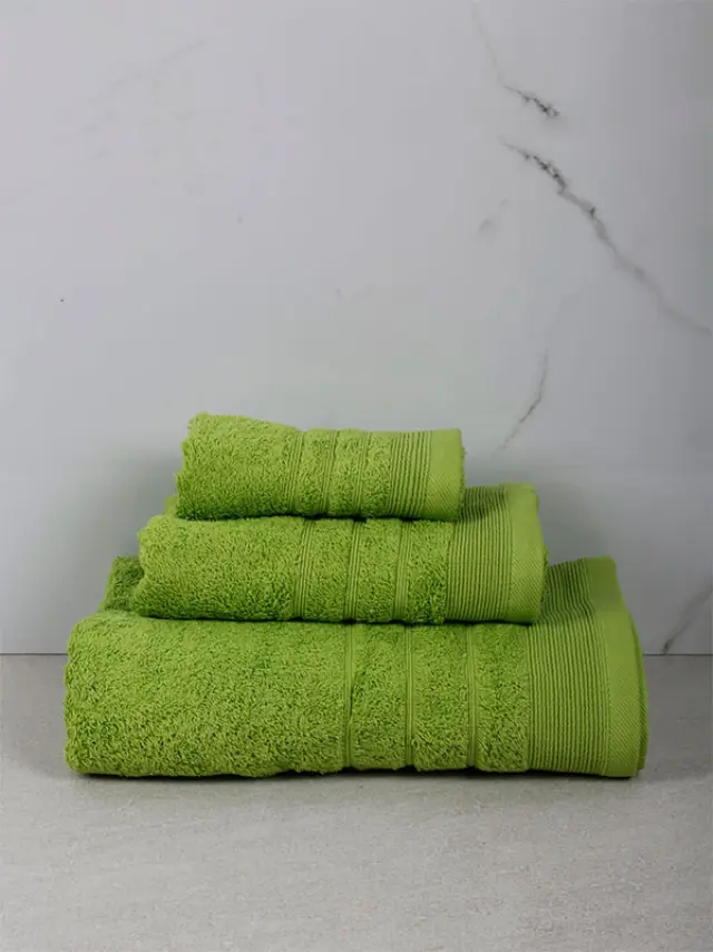 Πετσέτα Χίμπουρι 14 Green Μπάνιου (70x140) Sunshine