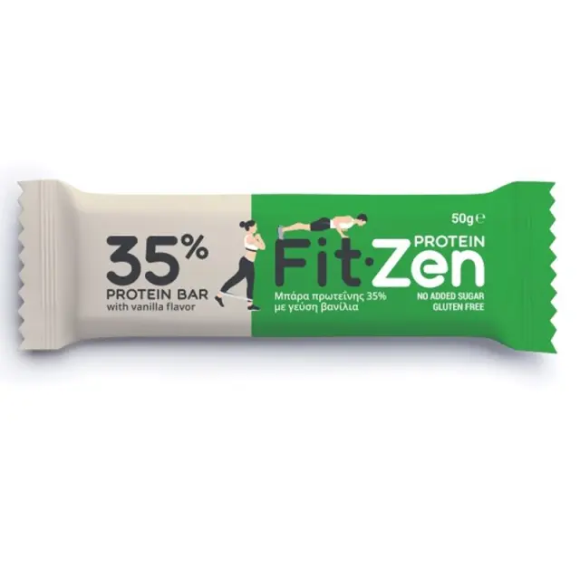 Fit-Zen Μπάρα Πρωτεΐνης 35% με γεύση Βανίλια 50gr