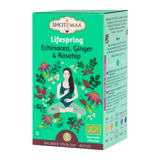Βιολογικό Τσάι Shoti Maa Lifespring Organic Herbal Tea 16 φακελάκια, 32g