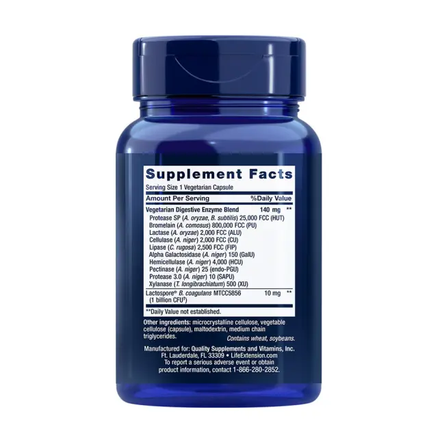 Life Extension Enhanced Super Digestive Enzymes and Probiotics 2