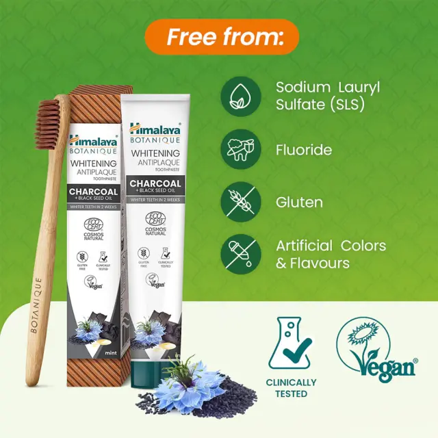 Himalaya Botanique Whitening Antiplaque Mint Toothpaste 3