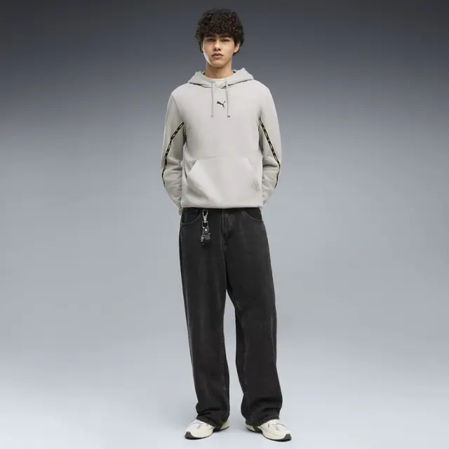 Puma Ess Tape Fleece Hoodie (694339-63) - Γκρί 2