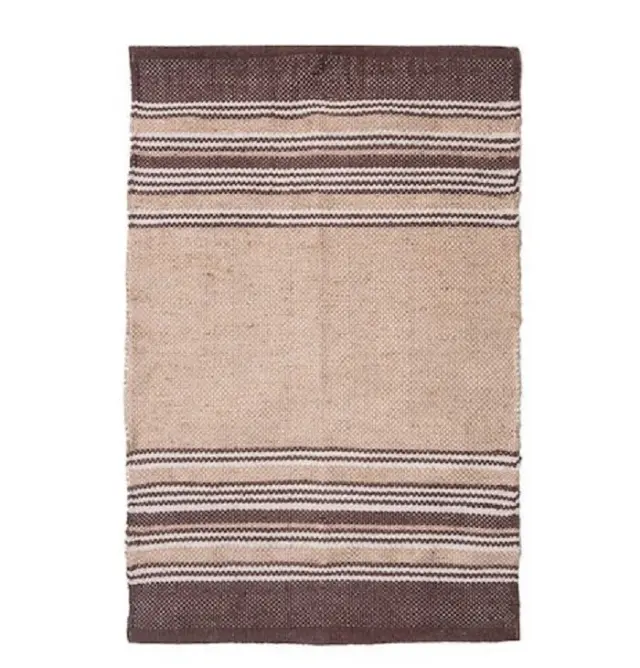 Χαλί 120Χ180 Viopros Τζούνο 35% Βαμβάκι-65% Jute- Καφέ
