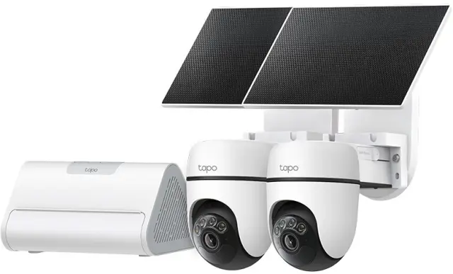TP-Link Tapo HB112, Kit of 2 solar security cameras C600 + H500 hub, 3Mpx