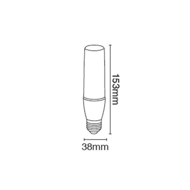 VK Lighting VK/05074/E/D/138 Λάμπα LED για Ντουί E27 6500K 1000lm 12W 2