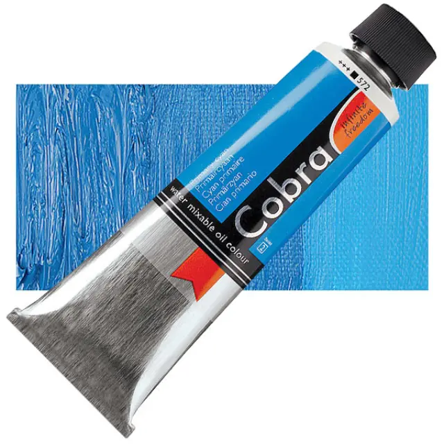 Λάδι Νερού Talens Cobra - 572 Primary Cyan - 150ml