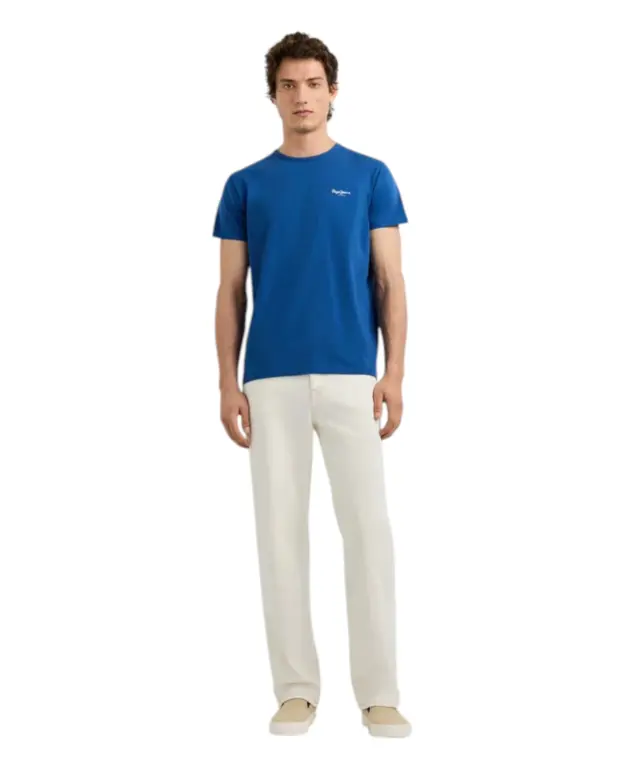 Pepe Jeans - Ανδρικό T-shirt Original Basic PM5010180-591 Μπλε 2