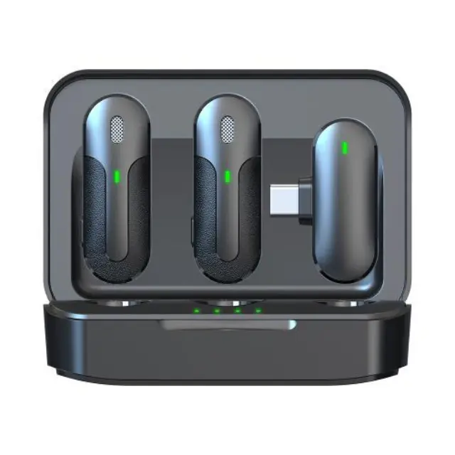 Ασύρματα Μικρόφωνα Devia M8-2-C Kintone Series 2 σε 1 USB C Μαύρο N64887