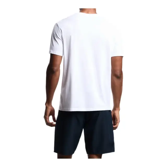 Emporio Armani Ανδρικό T-Shirt Bold Logo Beachwear In Jersey, Χρώμα Λευκό 2
