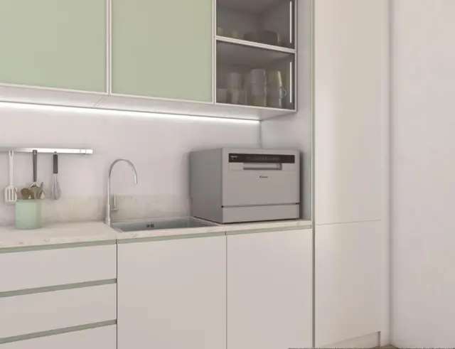 Πλυντήριο πιάτων πάγκου Candy CP 6E51LS με χωρητικότητα 6 σερβίτσια και ενεργειακή κλάση E32002576 3