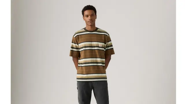 SS WORKWEAR TEE BROWNS - WILD FRONTIER PRINTE Wild Frontier Print - L