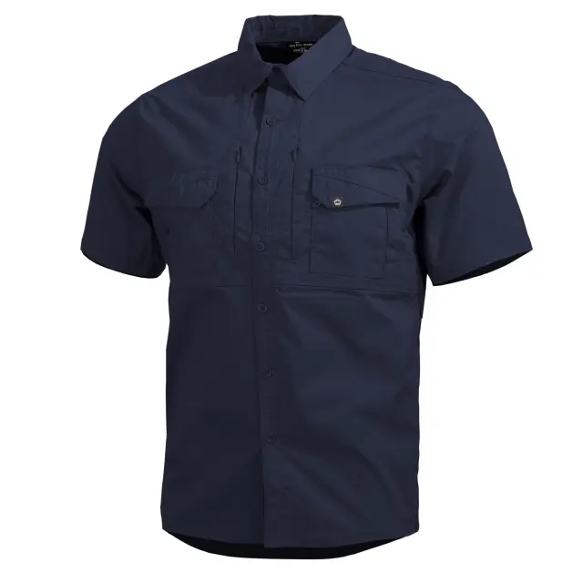 PLATO SHIRT SHORT K02019-SH 05MB-Midnight Blue