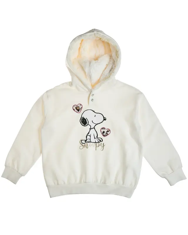 Σετ φόρμας φούτερ Snoopy με κέντημα 2