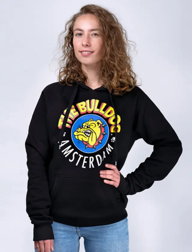 The Bulldog Amsterdam Φούτερ Original Hoodie Black - XLarge 3