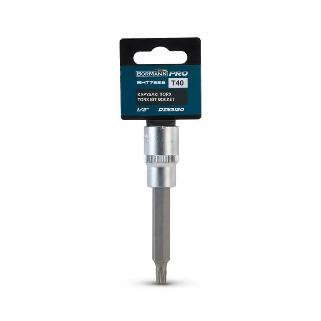 Bormann Pro BHT7686 Καρυδάκι torx 1/2", DIN 3120, T40 (049005) 2