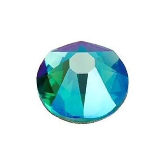 Swarovski 2088 GlueFix XIRIUS Blue Zircon Shimmer SS30 Ø6.4x3mm - Συσκευασία Χονδρικής - 288τεμ