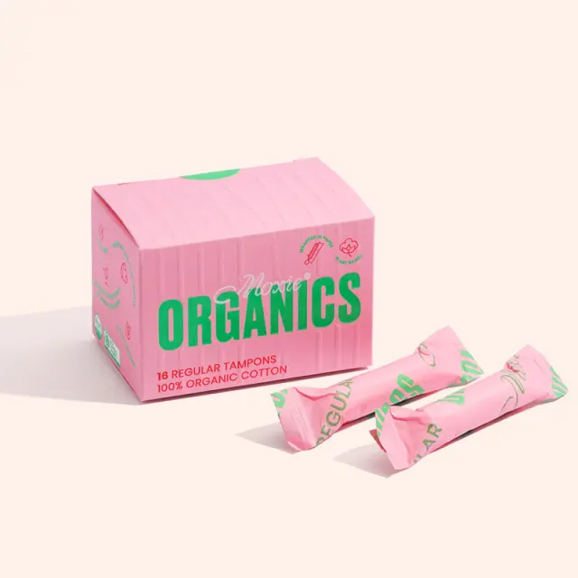 Moxie Organics 100% organic cotton regular tampons 16pk 2