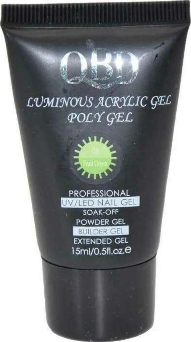 QBD Acrygel Uv/Led luminous Poly gel change color 15ml 003