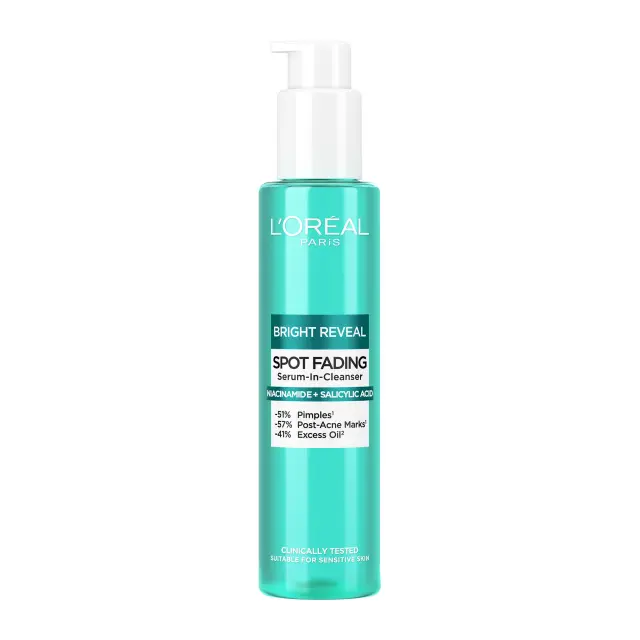 L'Oreal Paris Bright Reveal Gel Καθαρισμού Προσώπου Κατά Των Σκούρων Κηλίδων Με Νιασιναμίδη & Σαλικυλικό Οξύ 150ml