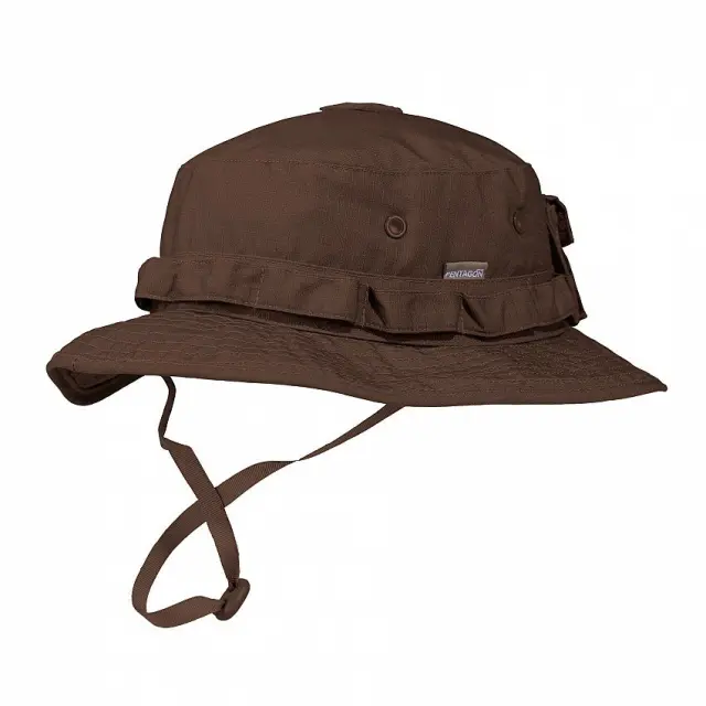 Pentagon Jungle Hat-Καπέλο Παραλλαγής για Τακτική Χρήση - 26-Terra Brown-Καφέ Σκούρο