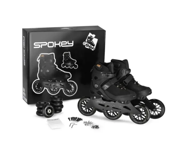 Πατίνια Roller Skates Αυξομειούμενα InLine Shiffty Pro BK Spokey 5902693294504 - 39