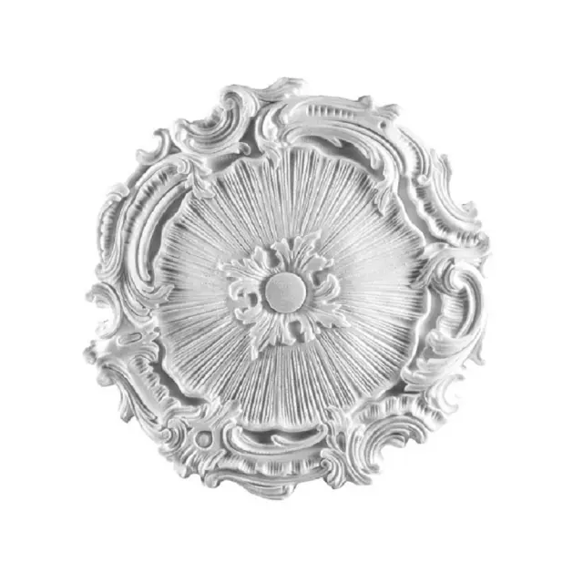 Deco Ροζέτα Οροφής Φωτιστικού πολυστερίνης 410mm Λευκή / Eleonora