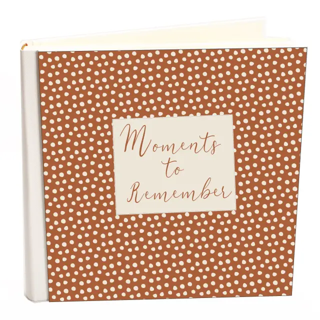 Άλμπουμ my album moments to remember 20 boho style με ριζόχαρτο 35x35cm και κουτί άλμπουμ