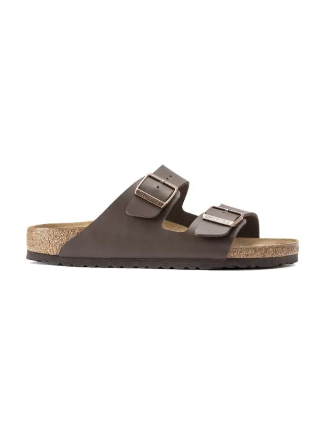 Birkenstock Πέδιλα Unisex Birko-Flor(ανθεκτικό υλικό της Birkenstock-επιτρέπει την επαφή με το νερό) Καφέ BIR/ARIZONA 051703 DARK BRO 3