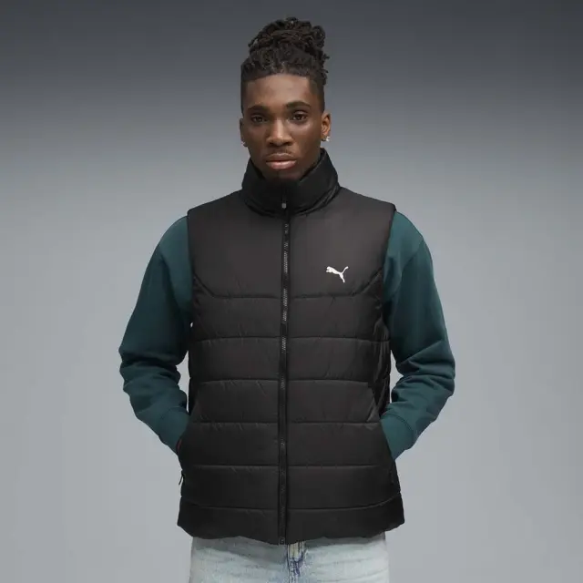 Puma Ess Padded Vest (685209-01) - Μαύρο