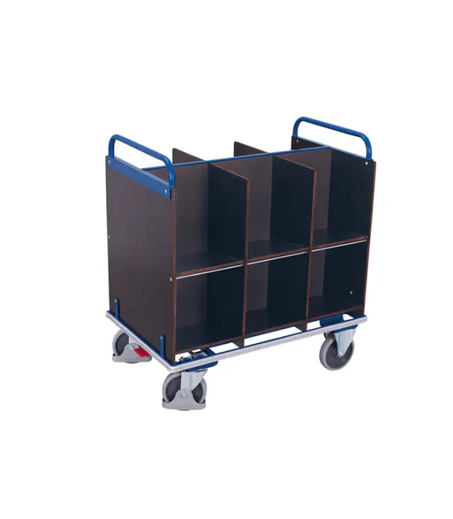 Variofit sw-700.995 Τρόλεϊ Εγγράφων με 12 Θήκες για Φορτίο Βάρους ως 400kg