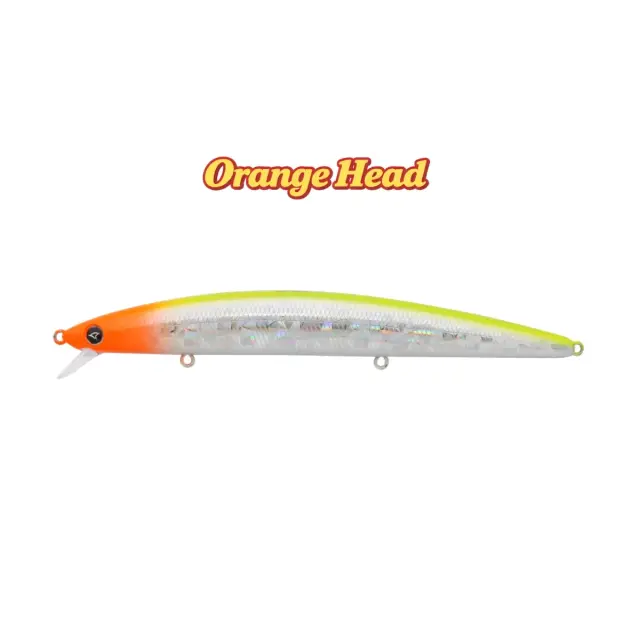 Ariza 140 – Βυθιζόμενο τεχνητό δόλωμα 22gr - Orange Head