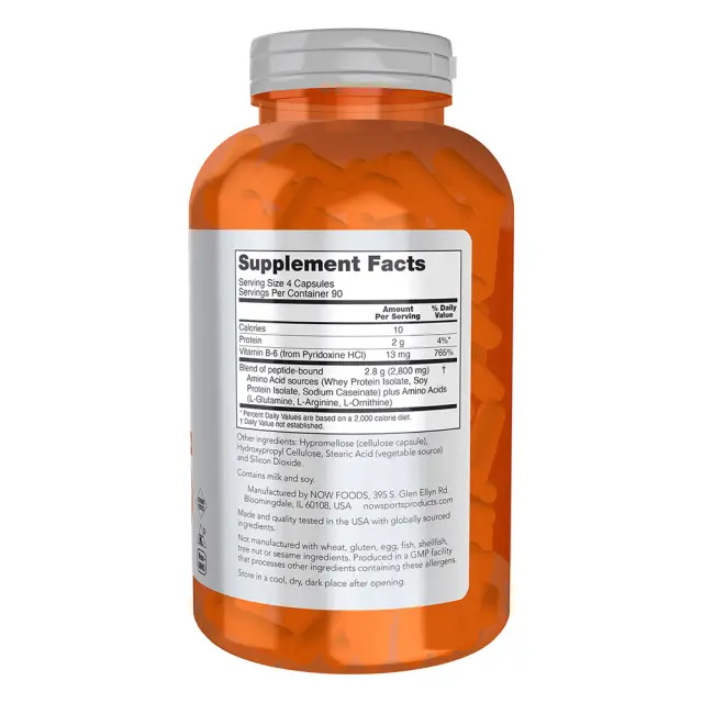 Now Foods Amino Complete 750mg 360 κάψουλες 2