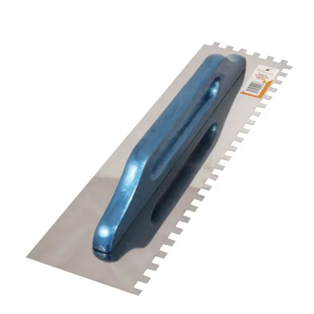 Σπάτουλα Κόλλας JUMBO Inox Ξύλινη Λαβή 480x130 (10x10) BESTE 9188-10