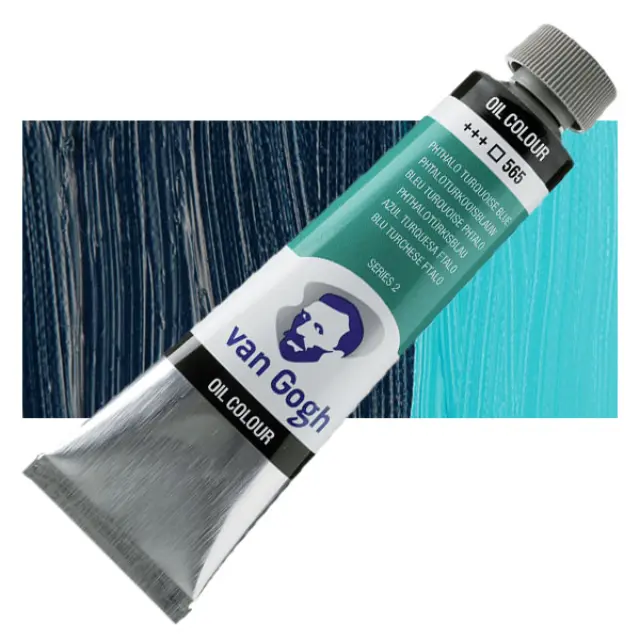 Λάδι Talens Van Gogh - 565 Phthalo Turquoise Blue - 20ml