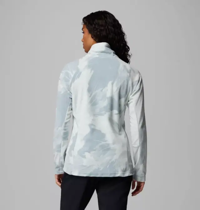 Μπλούζα Fleece Columbia Γυναικεία Glacial IV Print 1/2 Zip Crushed Blue/Snowflight Tonal - 1802161-461 2