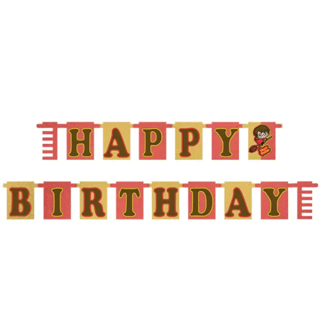 Γιρλάνδα Γράμματα Happy Birthday Harry Potter / 180 εκ