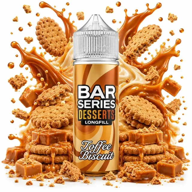 Toffee Biscuit 10ml (120ml) - Bar Series Flavorshots